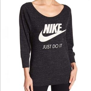 Nike gray vintage logo sweatshirt NWT